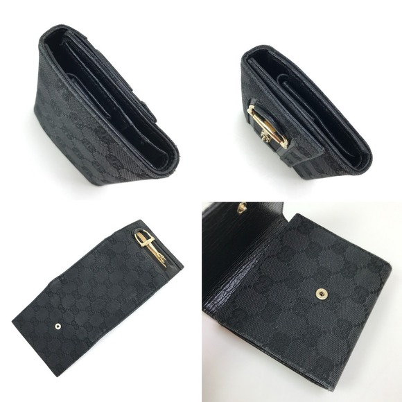 Gucci Tri fold Wallet Black - Picture 5 of 7